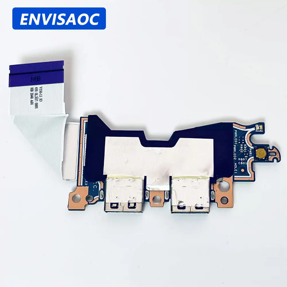 OEM For Lenovo ThinkBook 13s G2 ITL ARE 13s G3 ACN K3-ITL K3-ACN Laptop USB Jack Port Switch Power Button Board Cable Repairing
