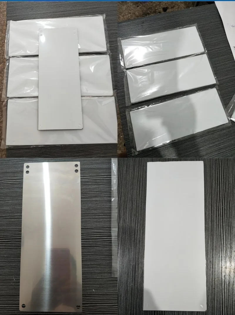 2pcs Blank steel plate making cliche For Pad printing High Quality Many sizes Available 0.3mm Thickness