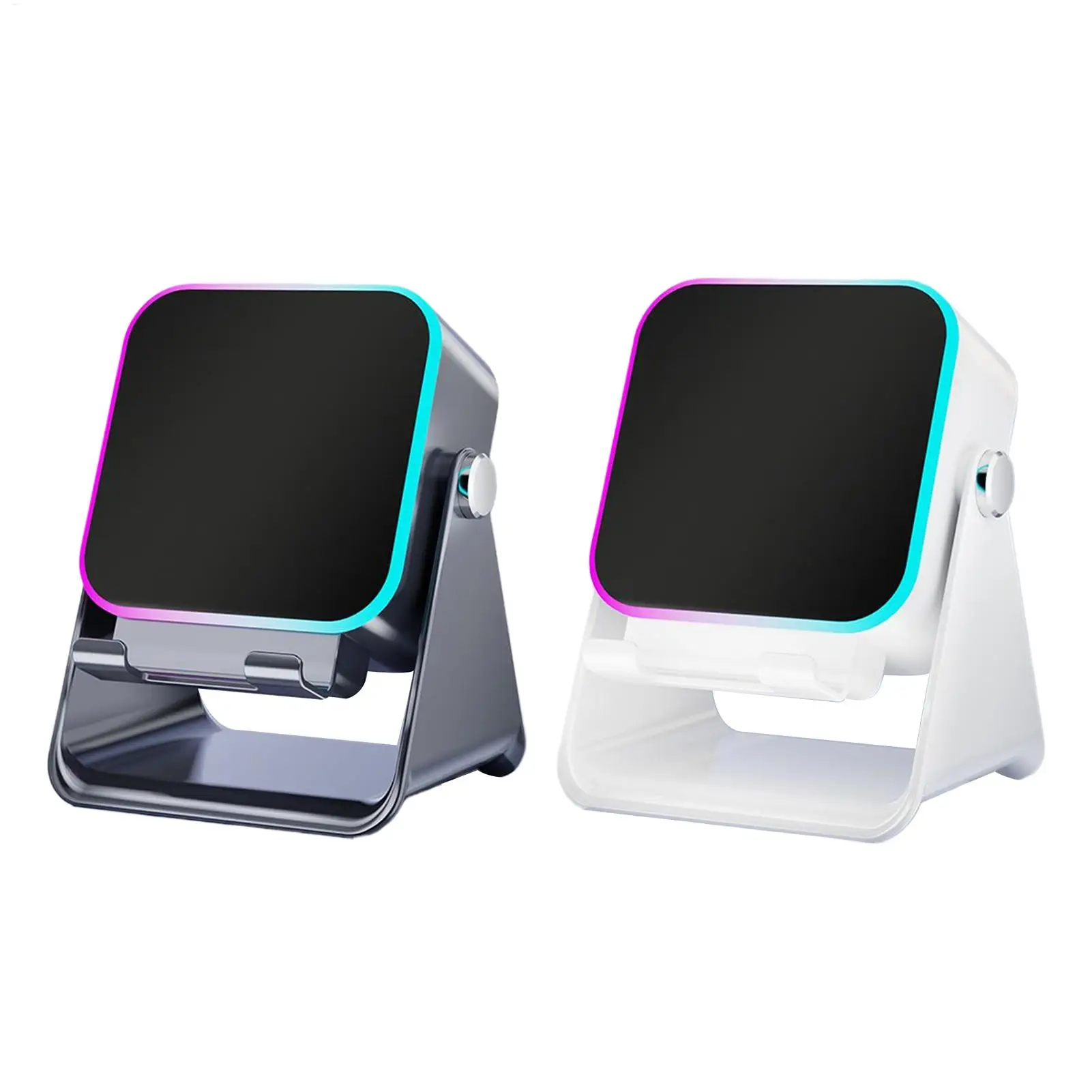 Induction Speaker For Cell Phone with Light Foldable Station