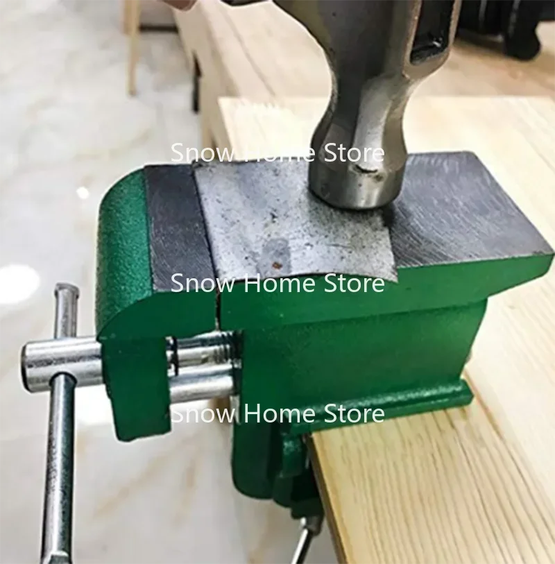 Bench Vice Machine Vise Clamp Full Metal Multifunction Woodworking Tools for DIY Table Use