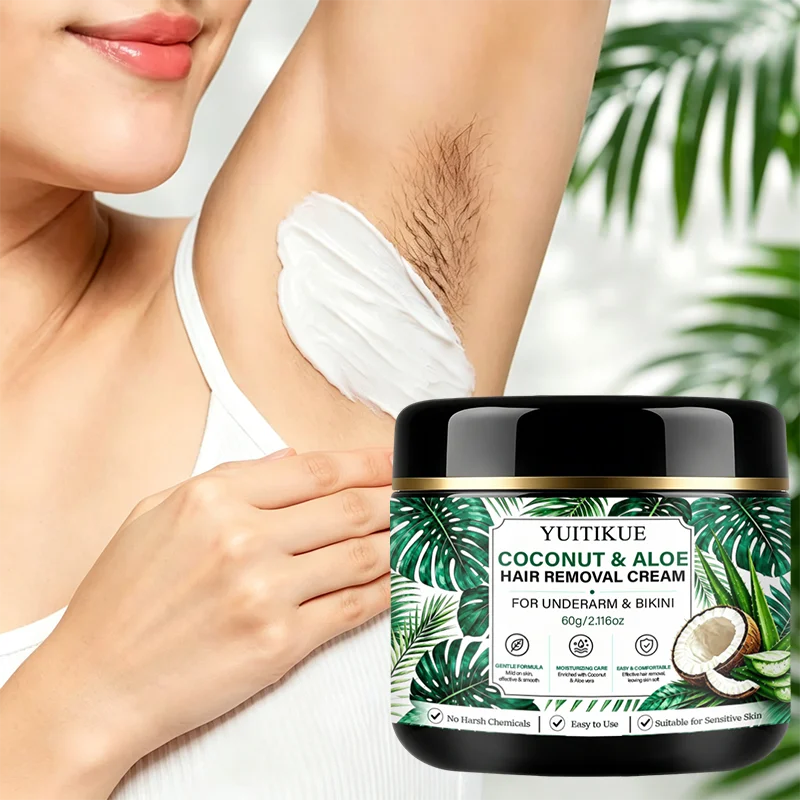 Hair Care - YUITIKUE Crema depilatoria al cocco e