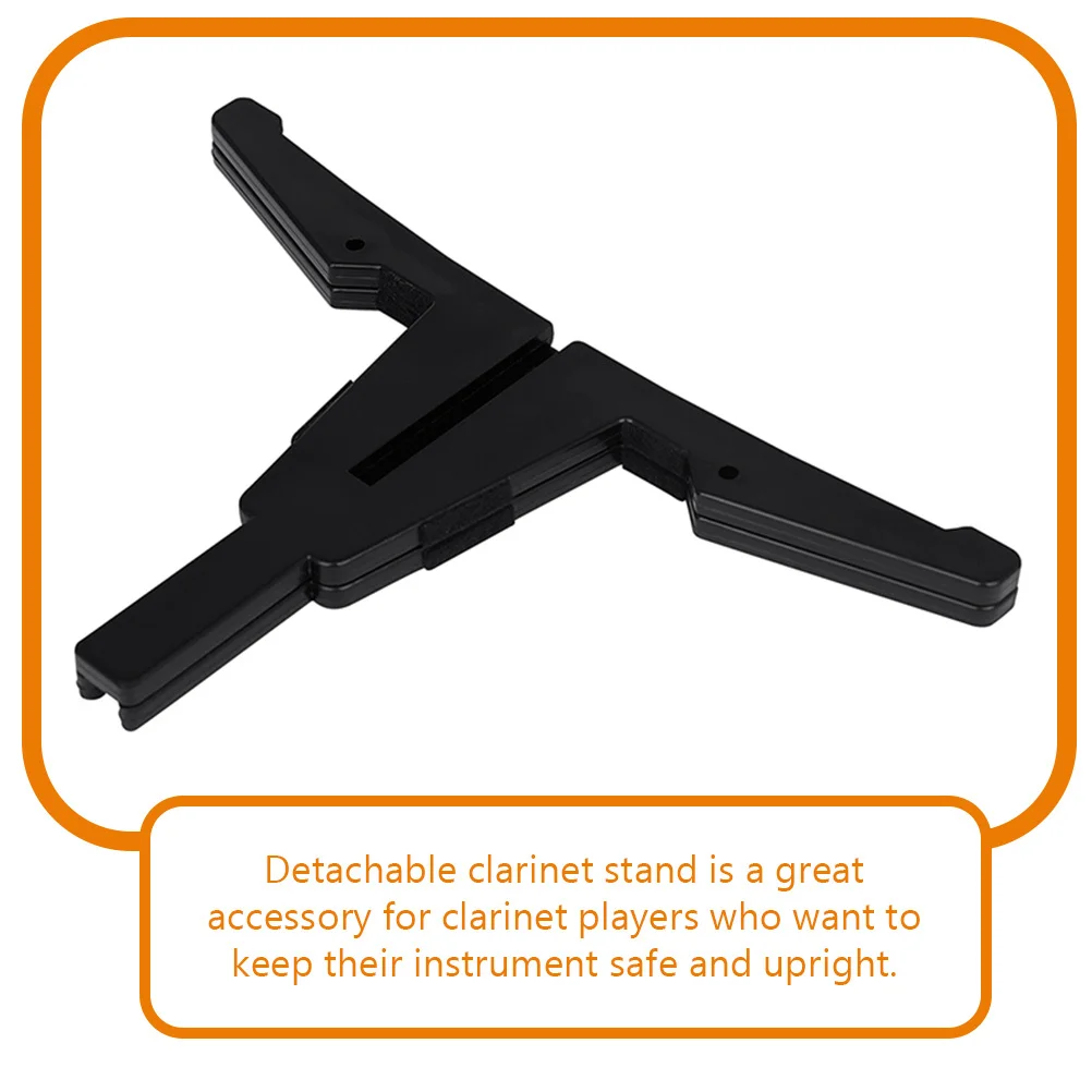 

Clarinet Stand Detachable 4 Legs ABS Material Stable Support Holder Floor Stand for Clarinet Flute Oboe Musical Instrument