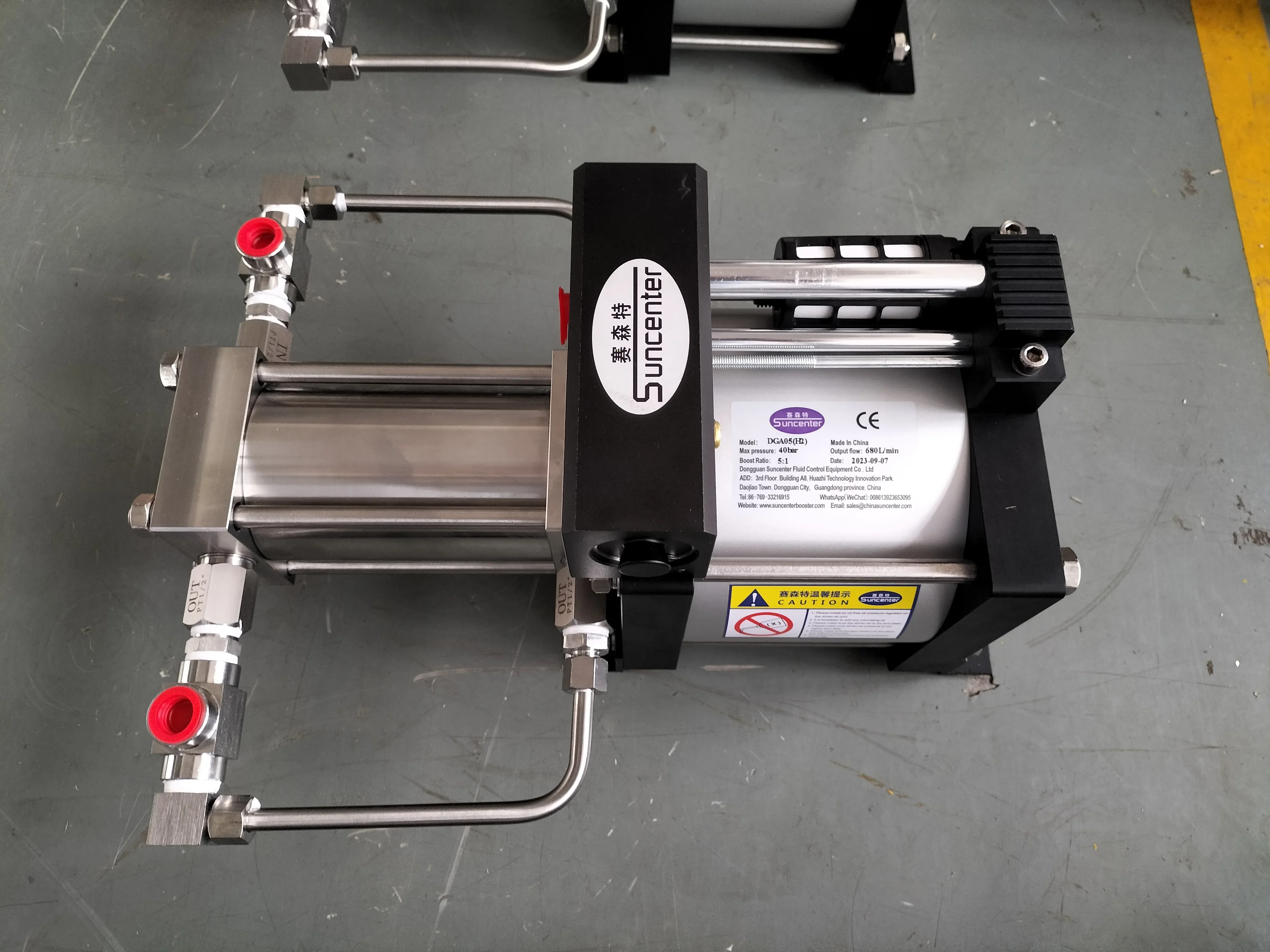 Bomba de refuerzo neumática de alta presión G como bomba de refuerzo de aire comprimido