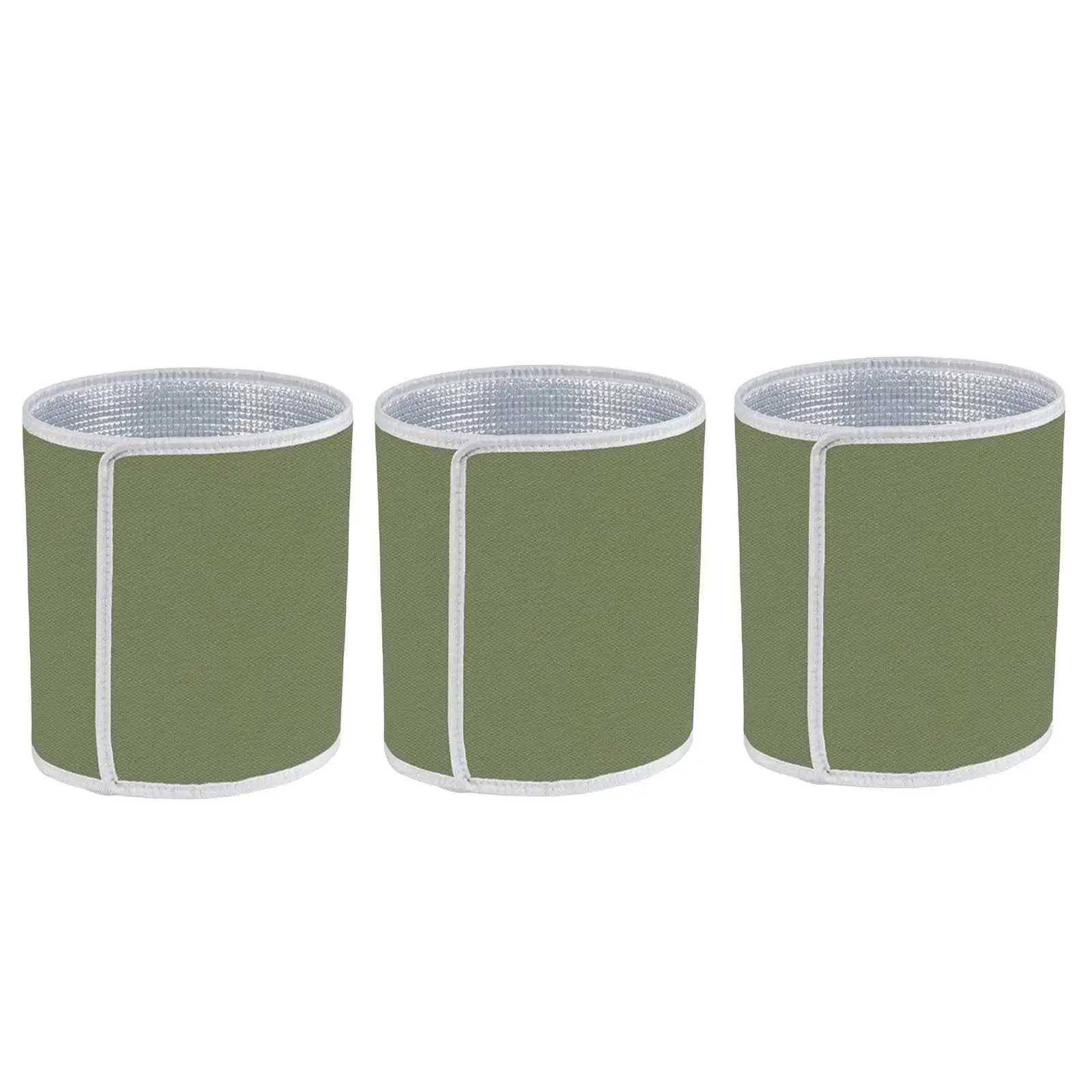 3 Pieces Plant Pot Insulation Cover Insulated Flower Pot Cover with Aluminum Foil Sun Protection Reflective for Gardeners