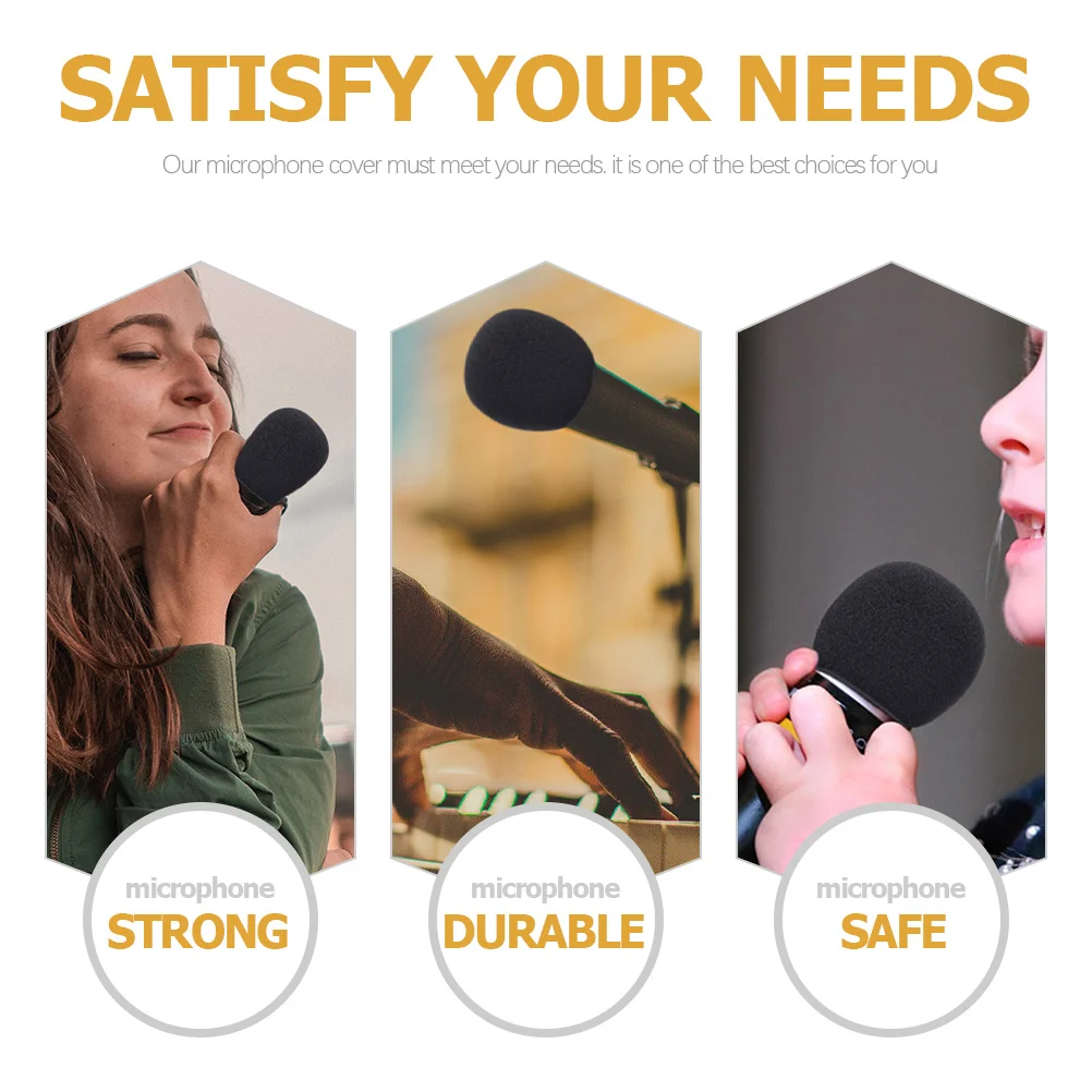 

Microphone Sponge Cover Windproof Mic Protector Dustproof Wind Noise Reduction Compatible With Blue Nano Microphone Accessory