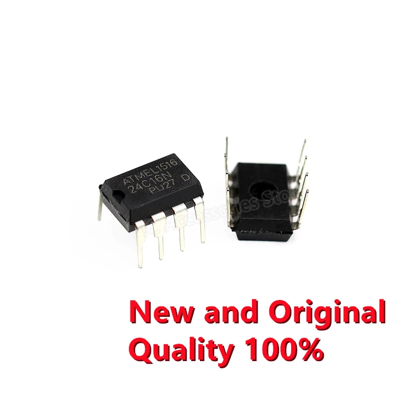 20PCS AT24C01/02/08/16/32/64 Direct DIP-8 AT24C02N Memory Chip IC New and Original