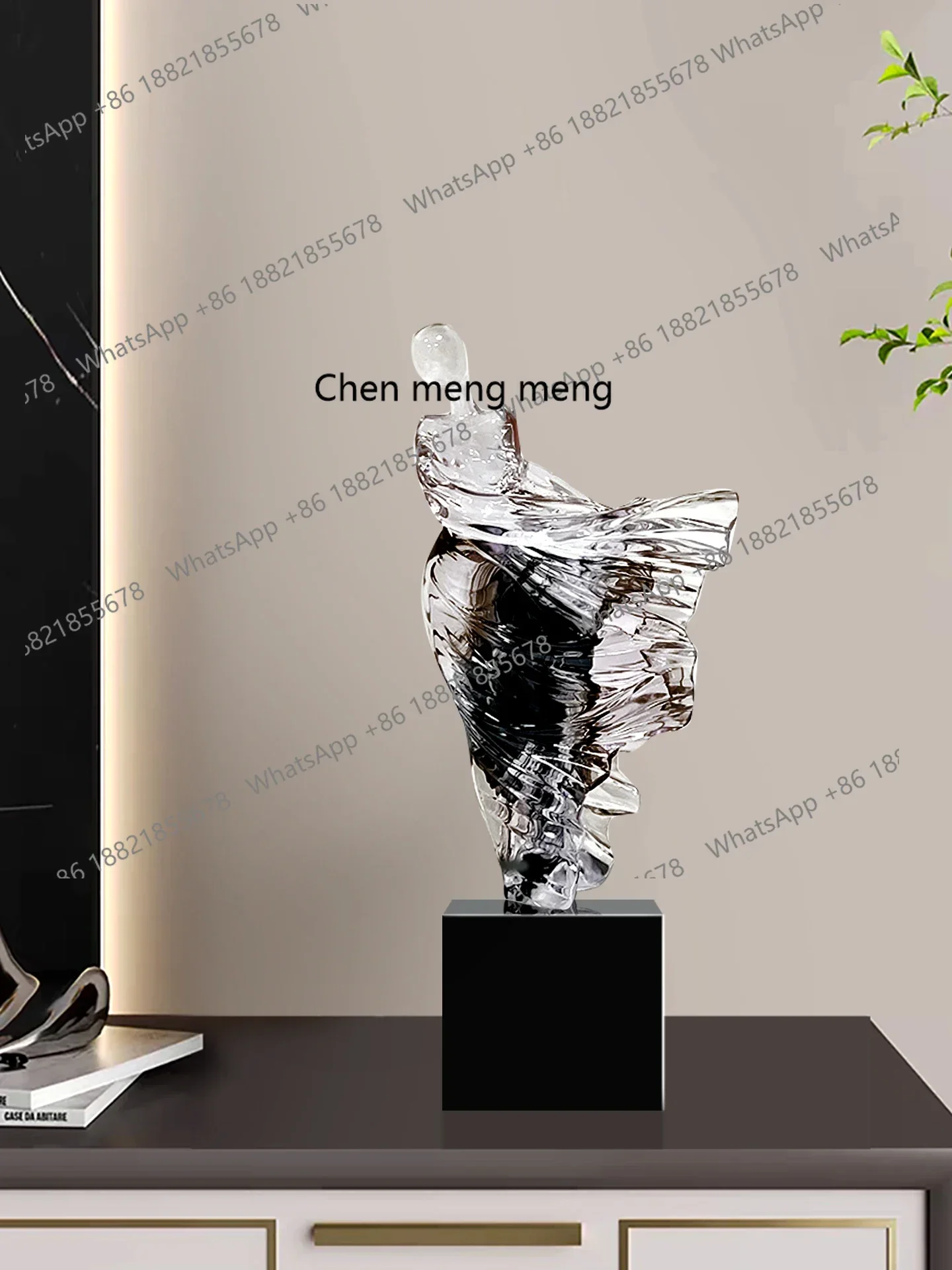 D8000  Modern simplicity, character desktop ornaments, hotel, home living room entrance soft decoration artwork