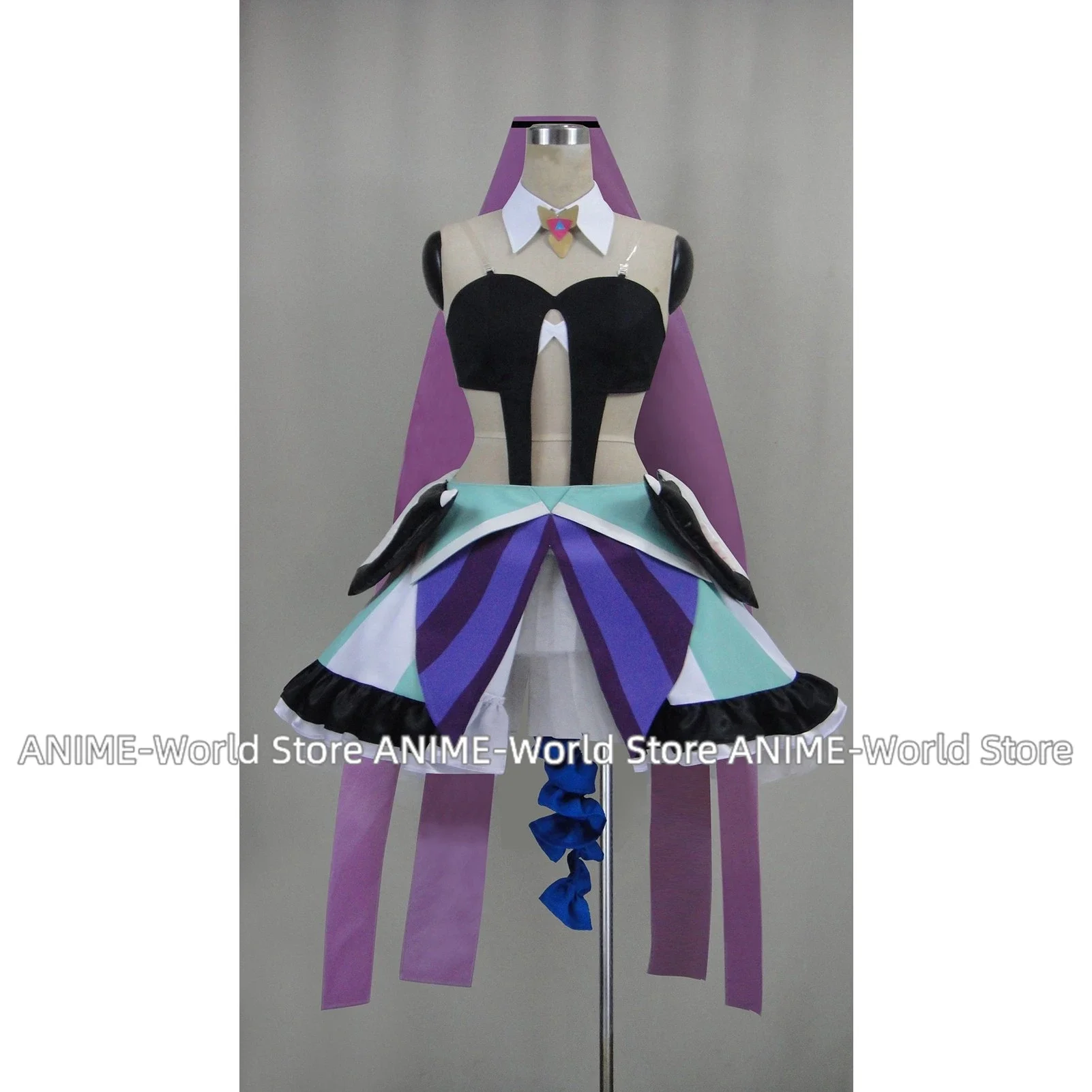 《Custom Made》Macross Delta Mikumo Guynemer Cosplay Costume Dress Halloween Carnival outfit Shoes Wig