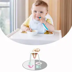 Polymères anti-alds imperméables pour enfants, protection de sol multifonction pour chaise haute, jeu d'escalade, anti-éclaboussures pour bébé