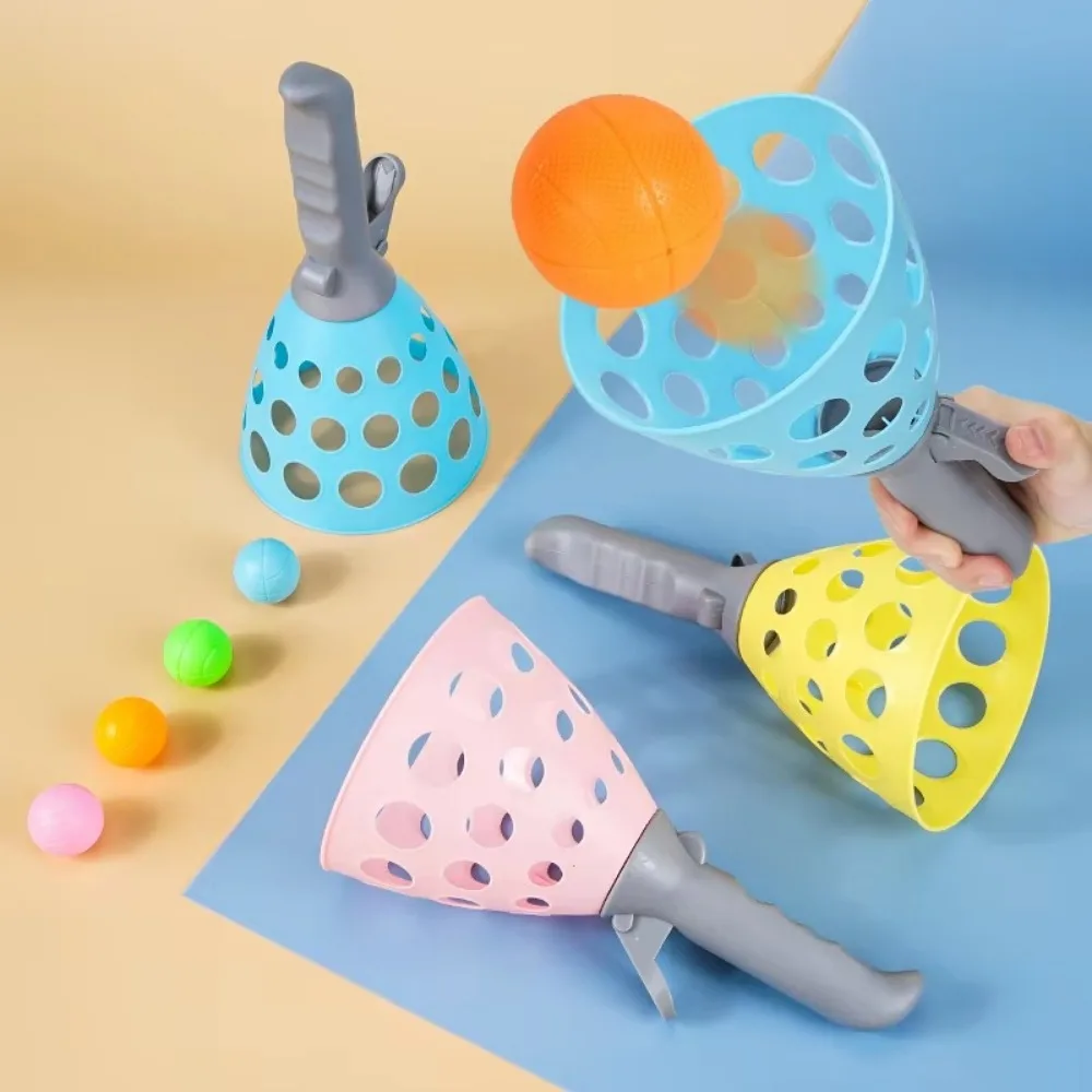 Nuevo Bola de lanzamiento doble, rompecabezas deportivo elástico, juguete para niño y niña