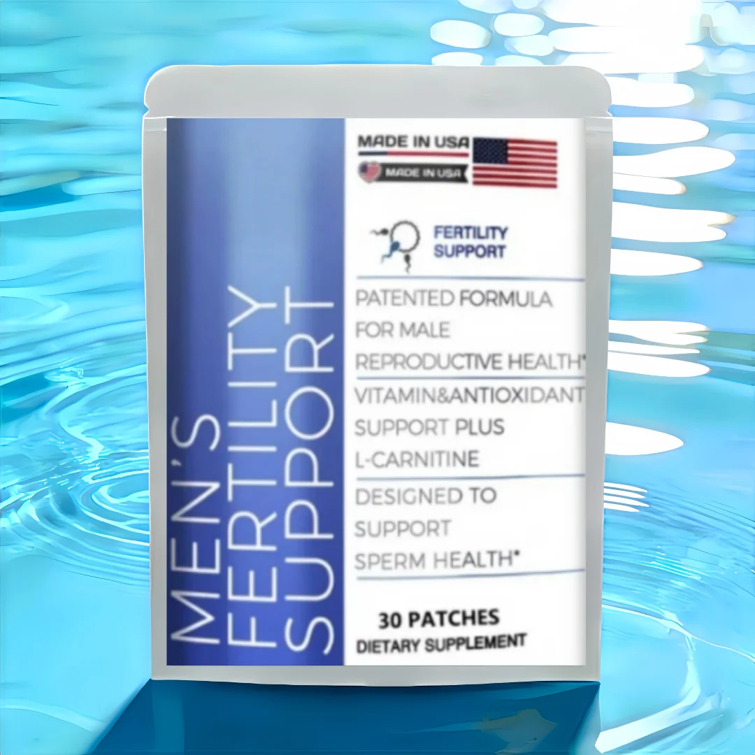 Semen & Sperm, Male Fertility Patch,- Increase Semen Volume, Sperm Count, Vitality, Energy, Maca, Ginseng, Vitamin B6, Zinc