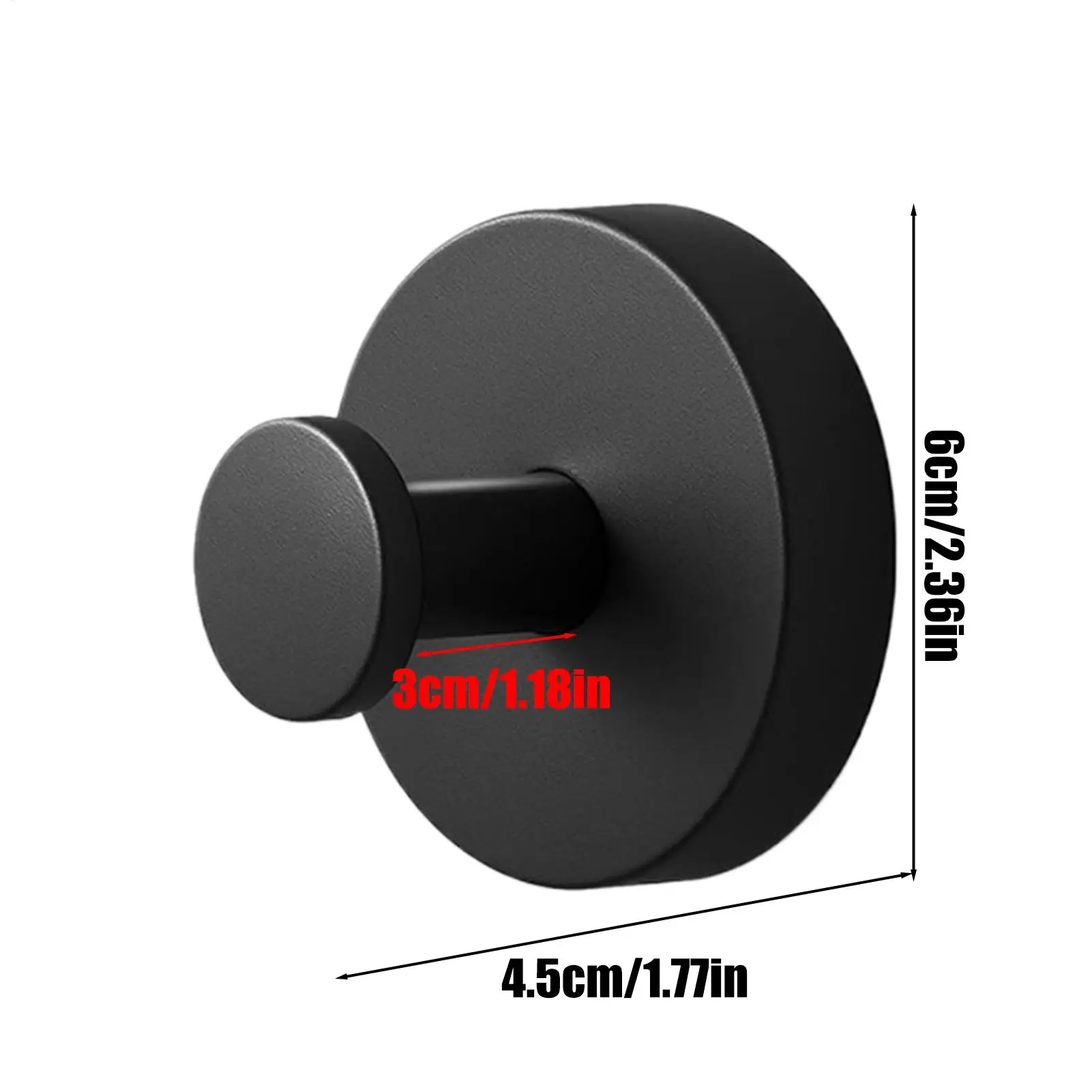 Storage Hanger 4 pieces Removable Suction Cup Hooks No Drilling Towel Hooks Bathrobe Ring Hooks For Windows Glass Doors Walls - view 3