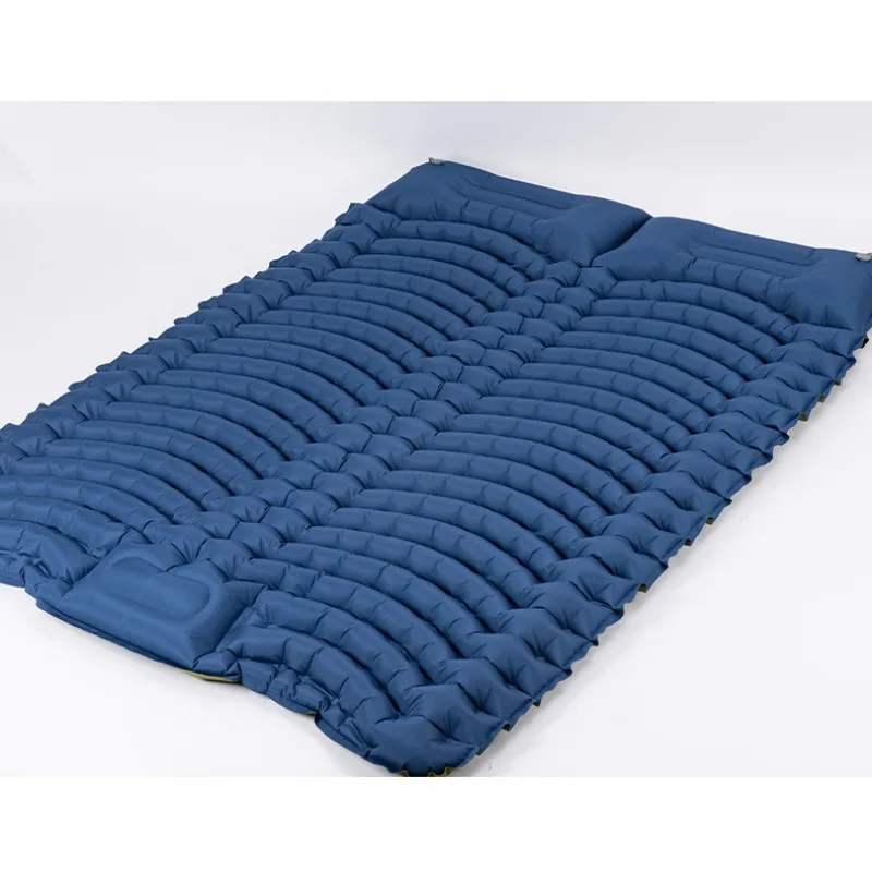 

TPU thickened double foot air mattress, camping moisture-proof portable air mattress