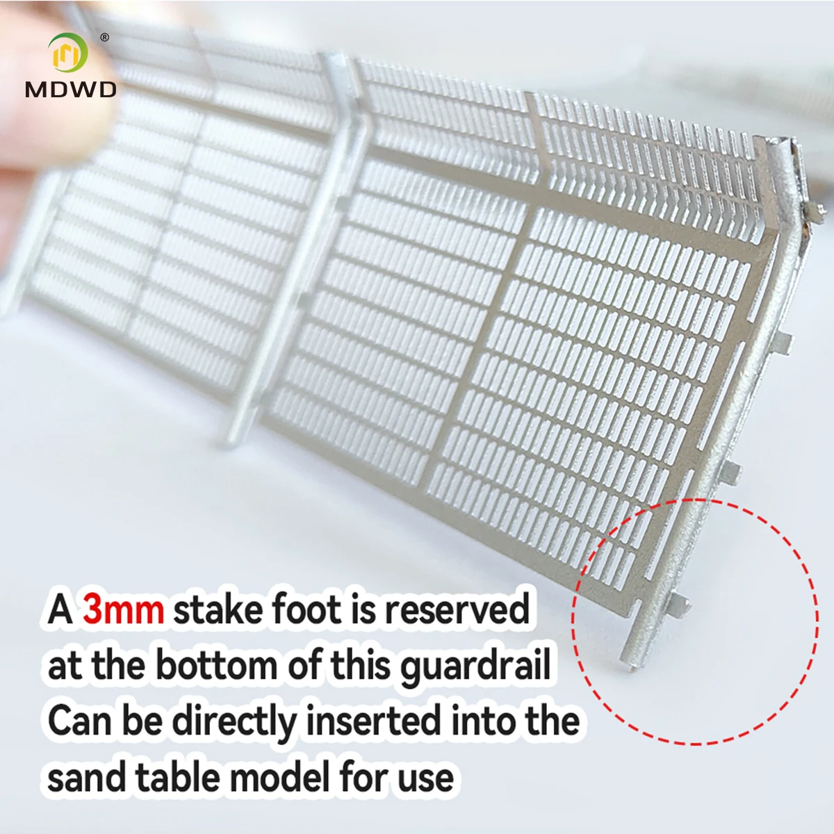 5 Stück 1/64 Maßstab Modell-Zaun Barrieren Netz Mikro-Landschaft Sandtisch Dekoration DIY Zubehör für Rennszenen-Diorama