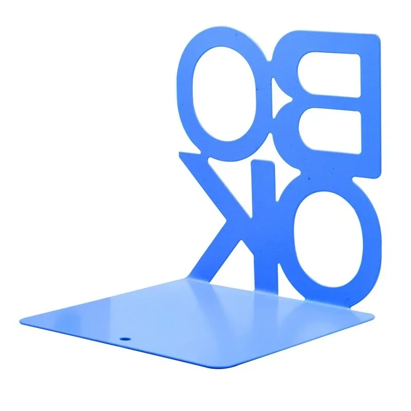 غلاف الكتب، دعم حامل الكتب، فن سطح المكتب، حامل رف غير قابل للانزلاق، قرطاسية مدرسية، ملحقات مكتبية، عينة حديدية مكونة من قطعتين #6