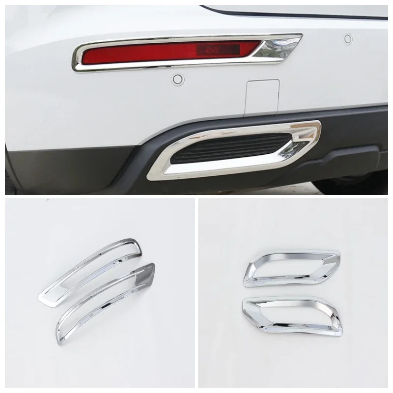 

Стайлинг автомобиля для Mitsubishi Outlander 2023 2024 2025, задние противотуманные фары, лампы, украшение для век, бровей, накладки, украшение, автозапчасти