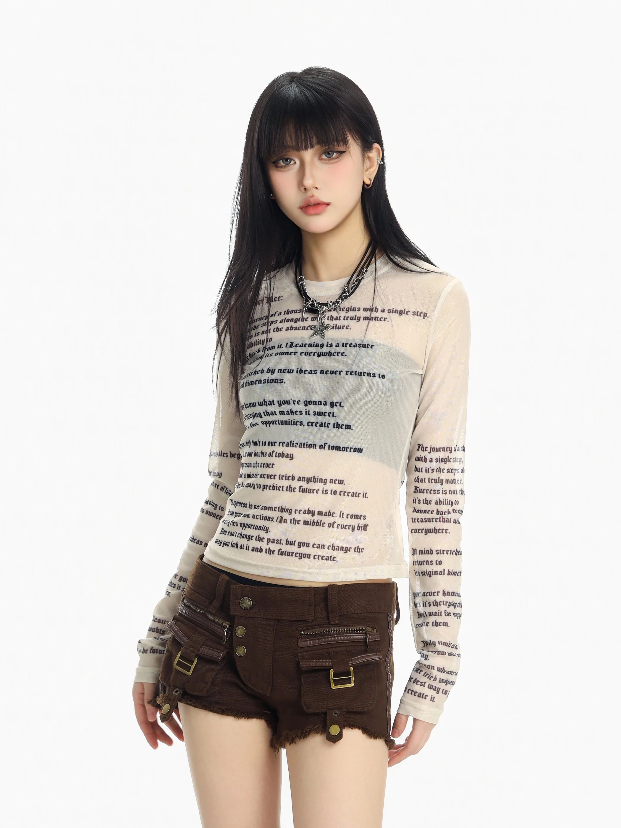 

Женская футболка Slim Fit American Sle Beer Captain с принтом, легкая, с длинным рукавом, круглым вырезом, из смесового хлопка