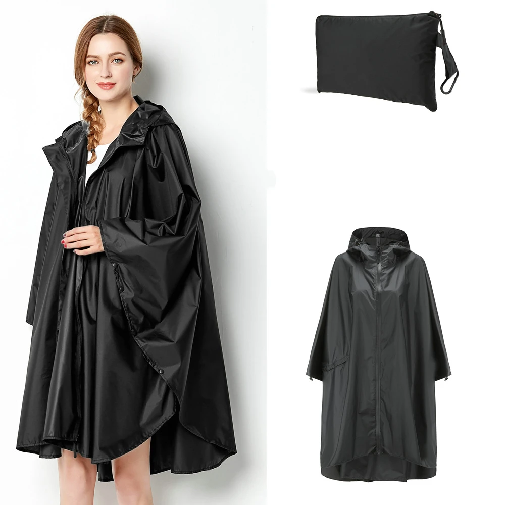 Atmungsaktiver Regenmantel für Damen, leichter Regenmantel, Poncho, Damen, wasserdichter Umhang, Regenmäntel, Erwachsene, Regenbekleidung, Wandern, Fahrrad-Regenanzug