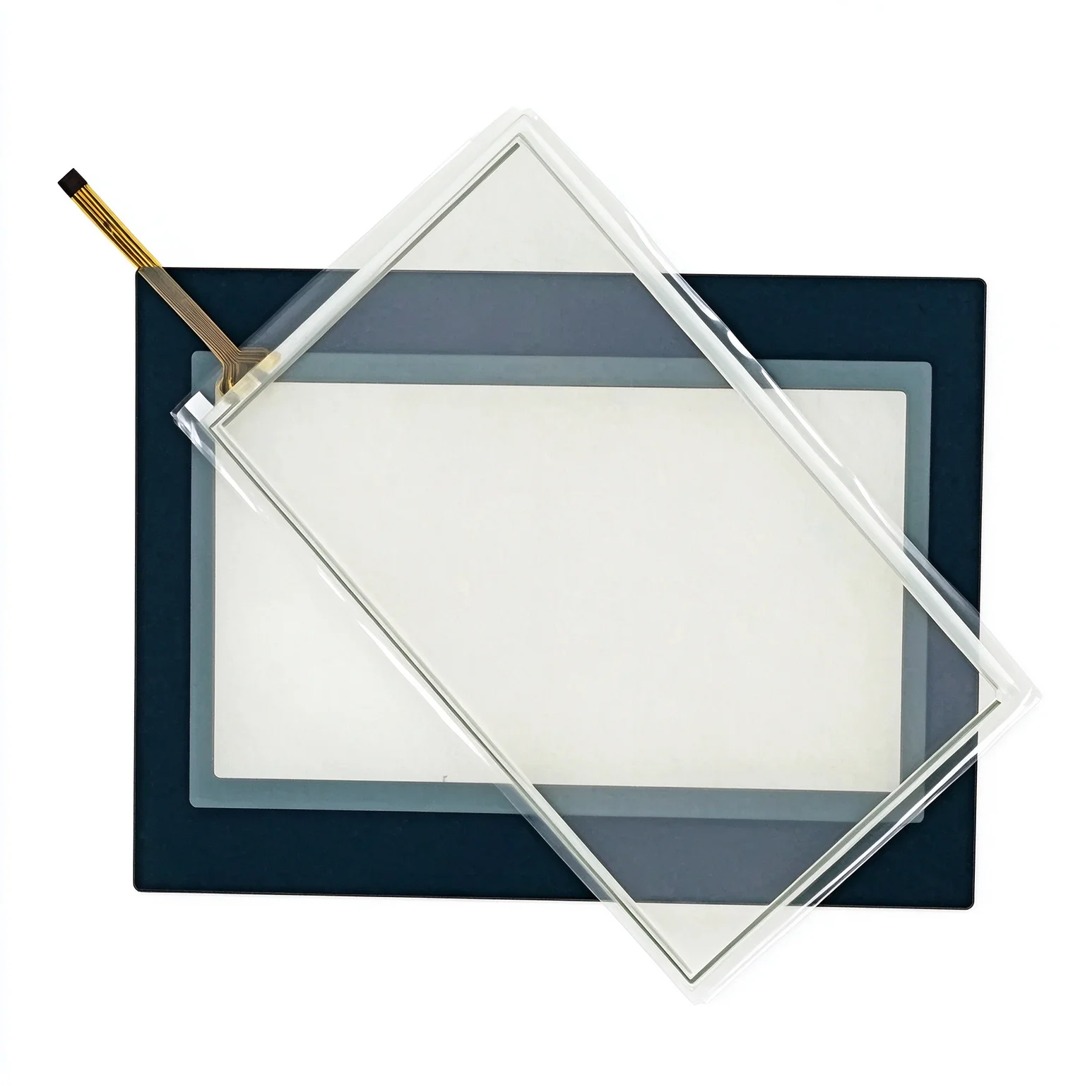 Touch Screen Glass Digitizer With Protective Film Overlay NB7W-KBA04 NB7W-TW00B NB7W-TW01B NB7W-TW11B NB7W-TW10B