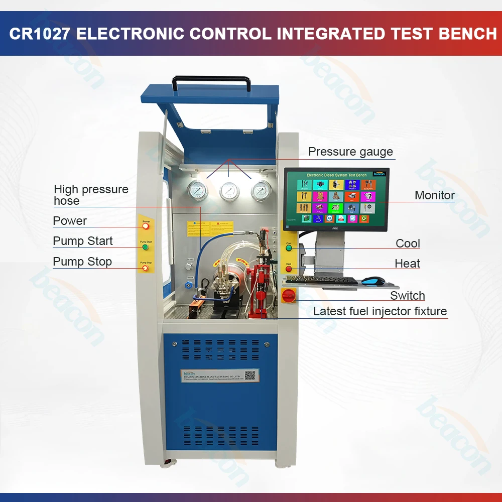 CR1027 Diesel Pump Common Rail Injector EUI EUP Test Bench