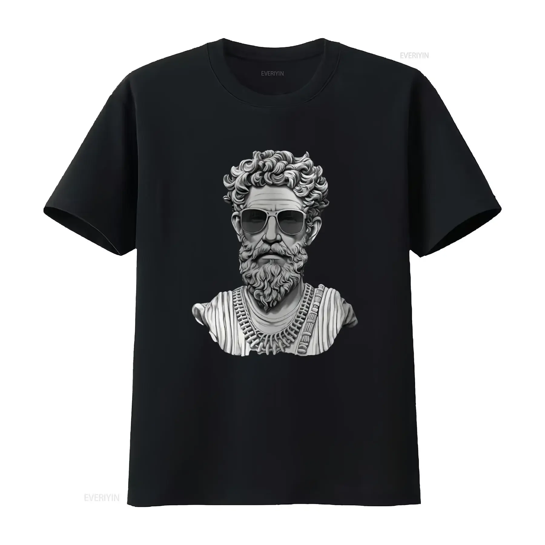 Marcus Aurelius Stoicism T Shirt Roman Emperor Inspired Design Stoic Quotes for Philosophy Lovers vintage Washed Stylish