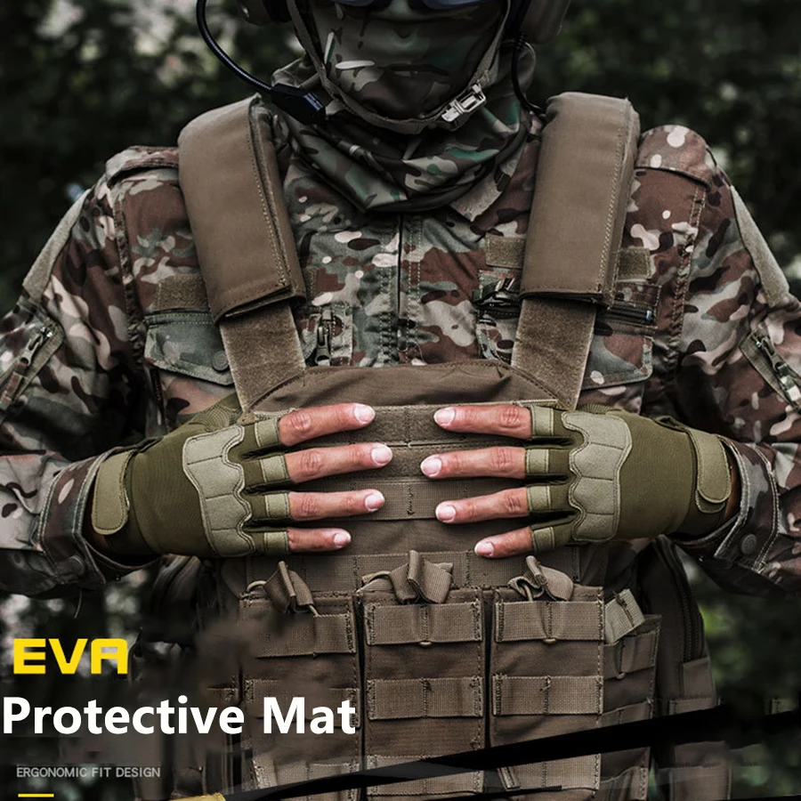 TRALOW Full Finger Gloves Touch Screen Breathable Lightweight Outdoor Gloves For Shooting Hunting Motorcycles And Mountaineering