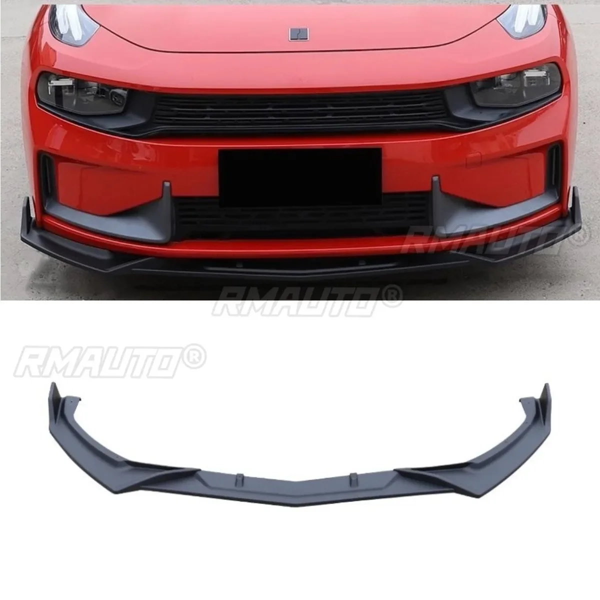 Car Front Bumper Lip Splitter Diffuser Spoiler Body Kit For LYNK&CO 03 2018-2022 Bumper Protector Guard Cover Car Accessories