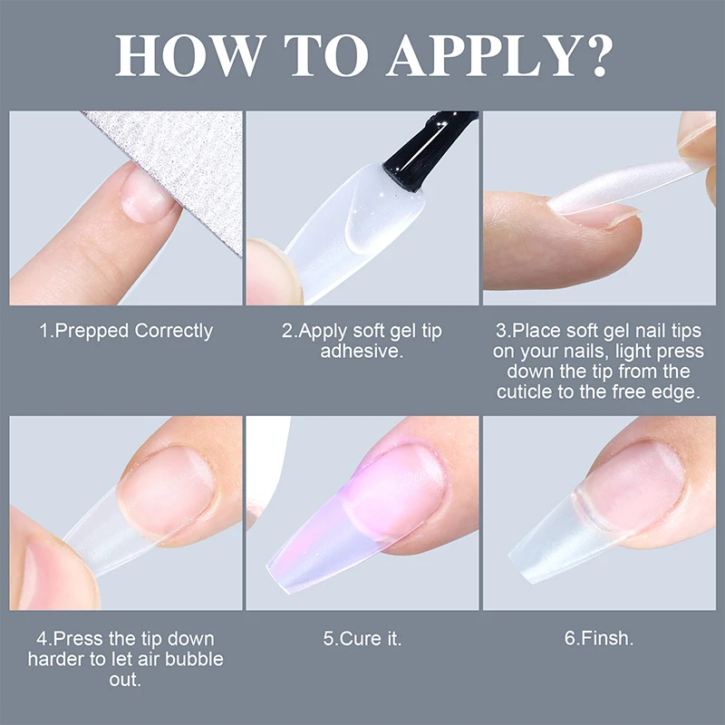 150 Uds uñas postizas cortas mate cobertura completa ataúd cuadrado almendra prensa en uñas postizas puntas de uñas de Gel suave herramientas de extensión de manicura