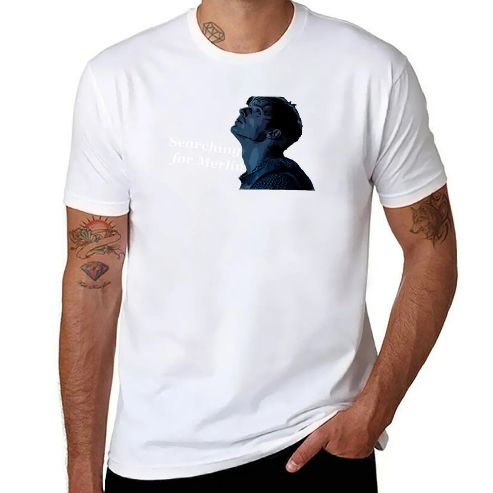

Arthur Searching (white) T-Shirt men t shirt cotton 100% t shirt man cotton T-Shirt