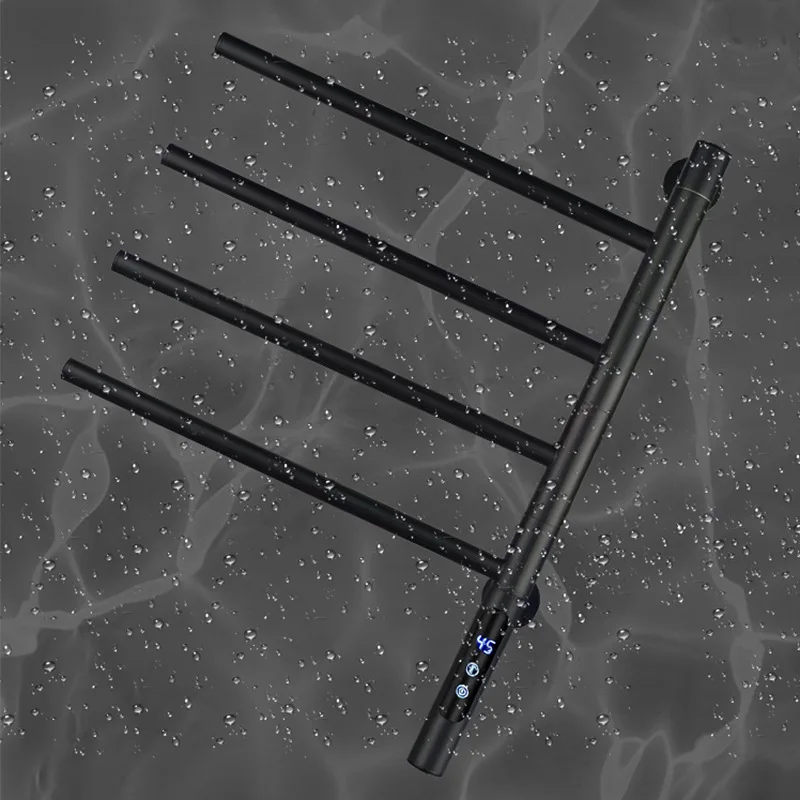 Smart Heated Electric Towel Racks Heater Drying Rack Stainless Steel Electric Electric Heating Towel Rack