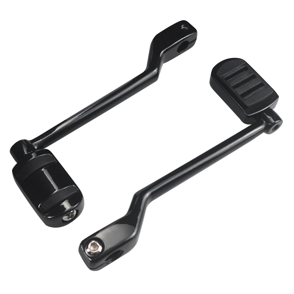 Heel/Toe Shift Pegs Front and Rear Levers w/Shifter Pegs For Harley Davidson 1986-2017 FL Softail, 1988-2025 Road King Black