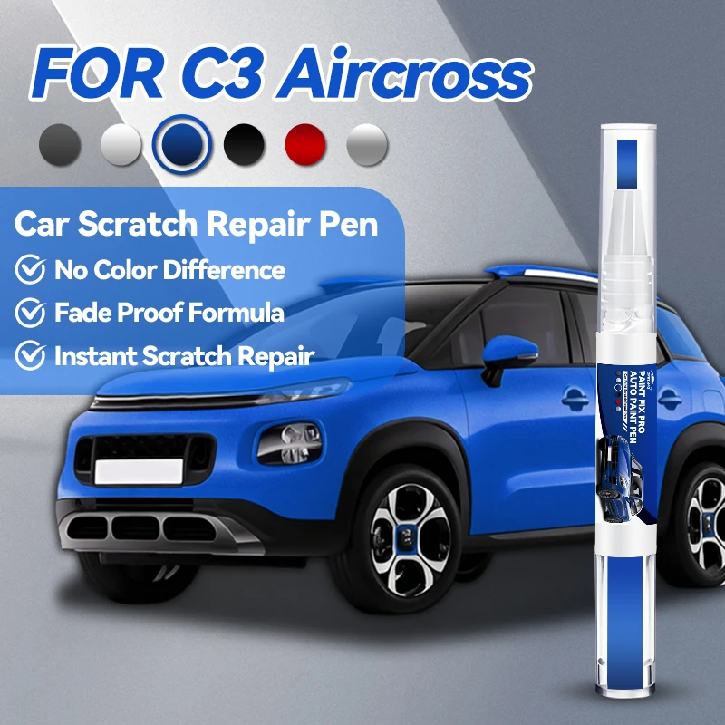

Горячие новинки 2026: Автоаксессуары для Citroen C3 Aircross 2017-2025 PF1 – Карандаш для ремонта краски, средство для удаления царапин, DIY аксессуары для авто