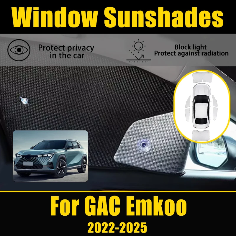 

Автомобильный солнцезащитный козырек для Trumpchi GAC Emkoo 2025 2024 2023 2022, аксессуары, козырек от отражателя, теплоизоляция, защита от ультрафиолета, автомобильная часть