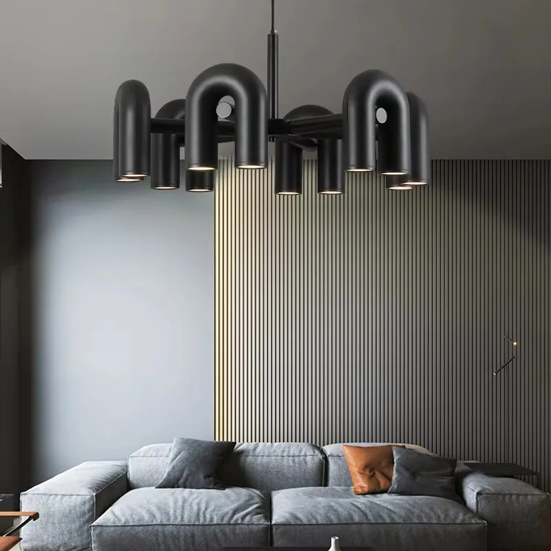 Living room chandelier lighting, hotel restaurant exhibition hall, bar, coffee shop, bedroom, study room