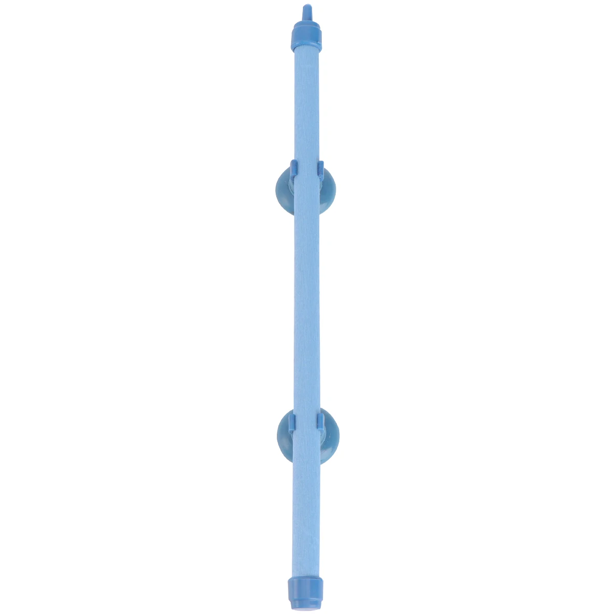 

10 inch Oxygenation Air Stone Bubble Bar for Aquarium Fish Tank Blue Durable Plastic Rubber Adjustable Length Double Suction