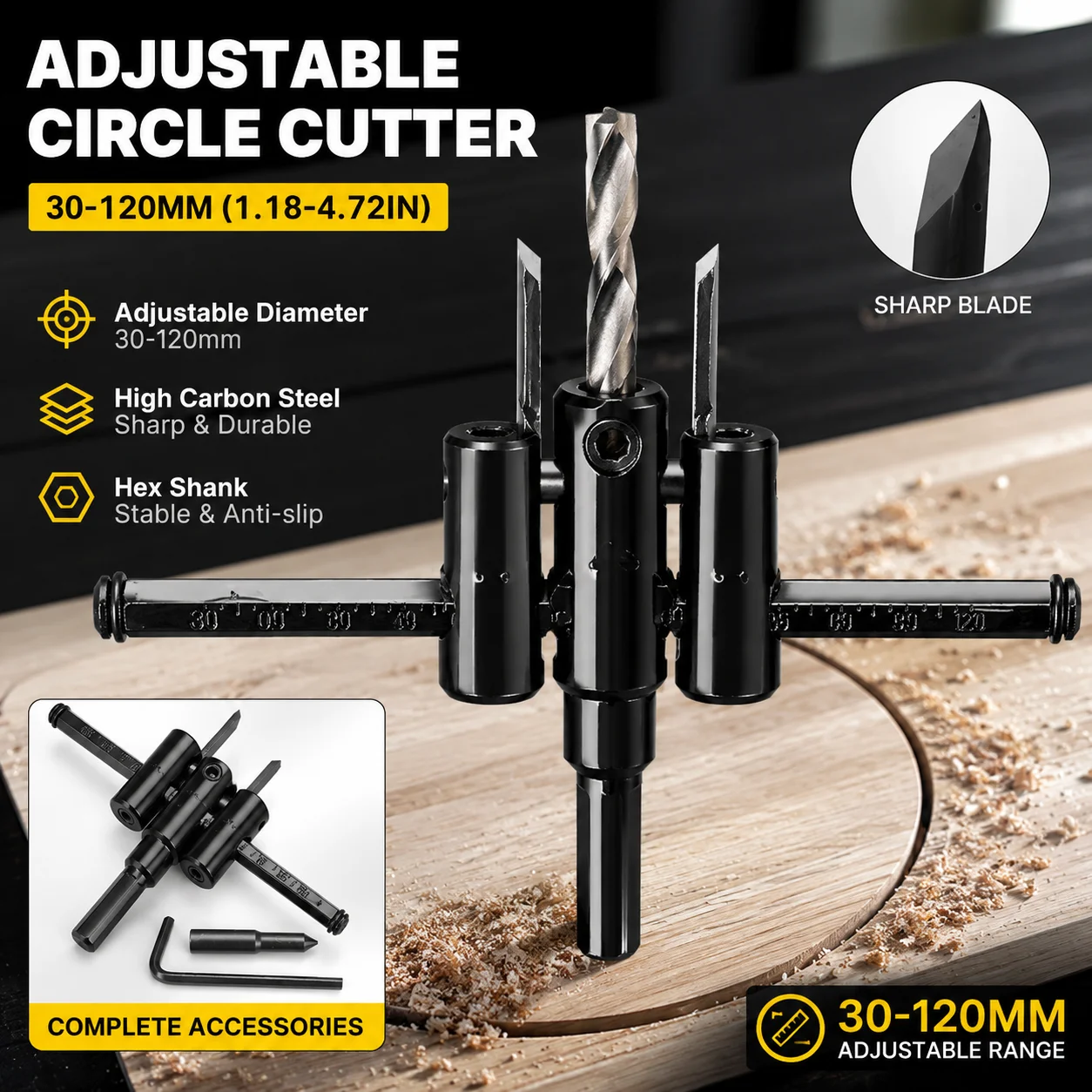 Home Improvement And Tools - Cutter à découper les trous circulaires