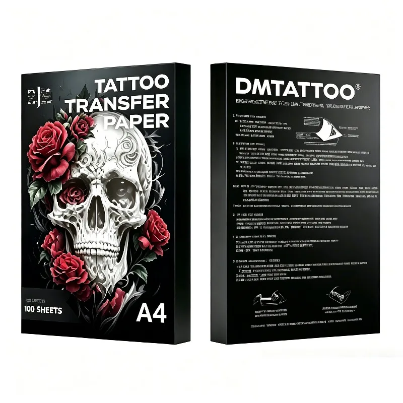 DM 10/20/30//50/100PCS Premium Tattoo Transfer Paper 4 Layer Free Hand Thermal Copier Stencil Paper for Tattooist Tattoo Supplie