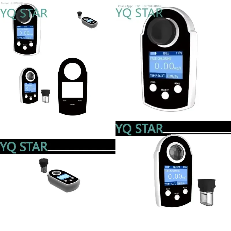 High Precision Water Quality Detection Free Chlorine Content Tester for Water Testing Equipment
