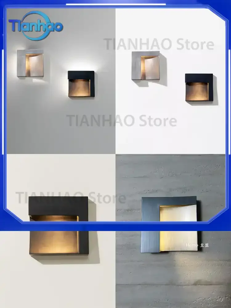 Surface Mounted IP65 LED Outdoor Wall Lamps for Garden Porch Street Balcony Corner Waterproof Staircase Lighting
