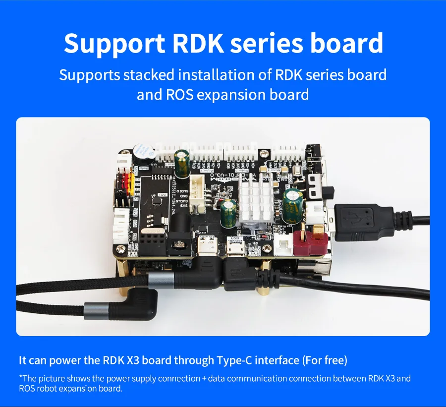 STM32F103RCT6 Steuerplatine ROS Robot Erweiterungsplatine mit 9-Achsen-Sensor Motor Servoanschluss für Raspberry Pi Jetson ROS ROS2 Roboter – Detail 8
