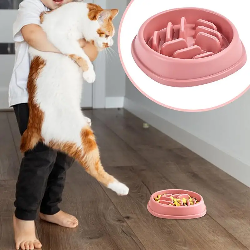 Dog Slow Feeder Bowl Maze Dog Slow Feeder Non-Slip Slow Feeding Maze Dog Dishes Anti-Choking Dog Food Bowl For Family Lunches