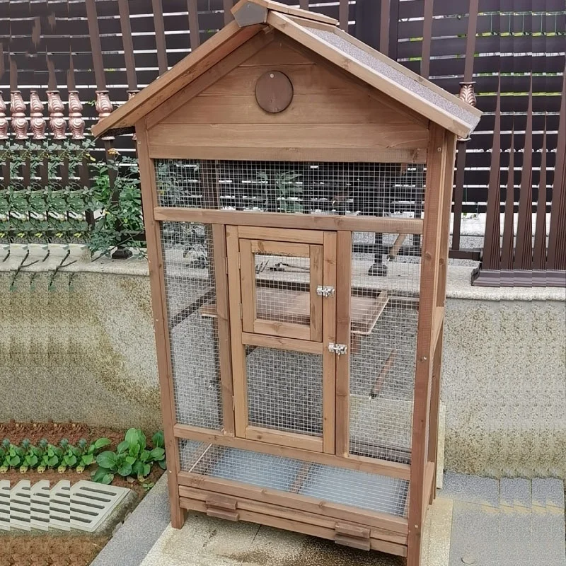 Factory Direct Customizable Outdoor Wooden Pigeon Cage Professional Pigeon Breeding Bird Cage Racing Pigeon Loft