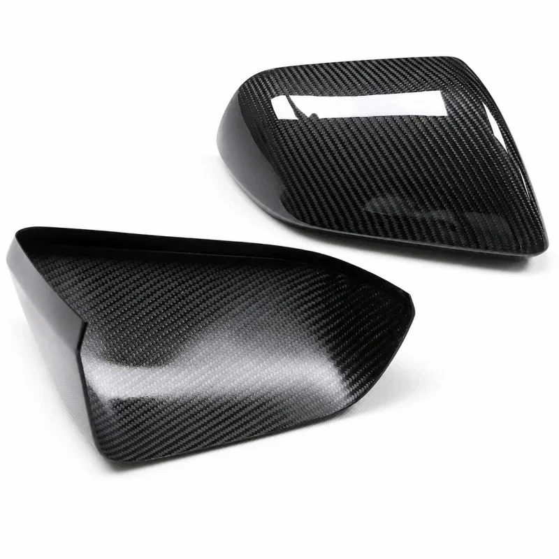 High Quality Lightweight Anti Scratch Carbon Fiber Side Mirror Cover Caps Fit Mustang 2024+ view 5