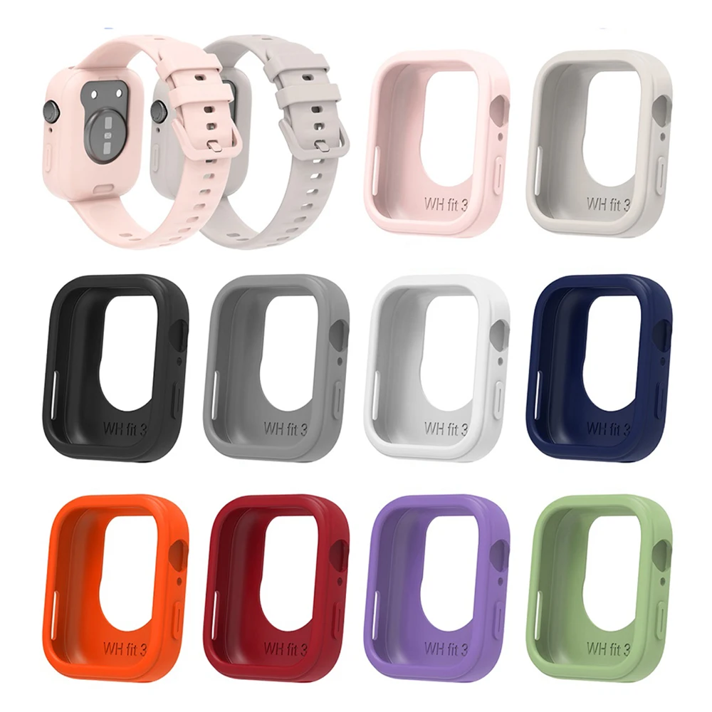 Силиконовый ремешок для Huawei Watch Fit 3, сменный ремешок для часов + защитный чехол