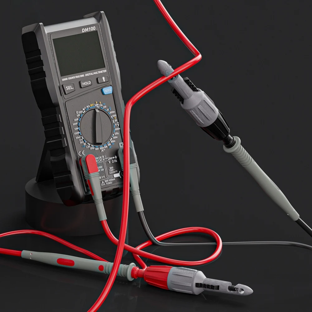 

MCGS-8PC Wire Piercing Probe Insulation Piercing Clip Wire Piercing Tool For Multimeter Voltage Voltmeter Testing 4Mm