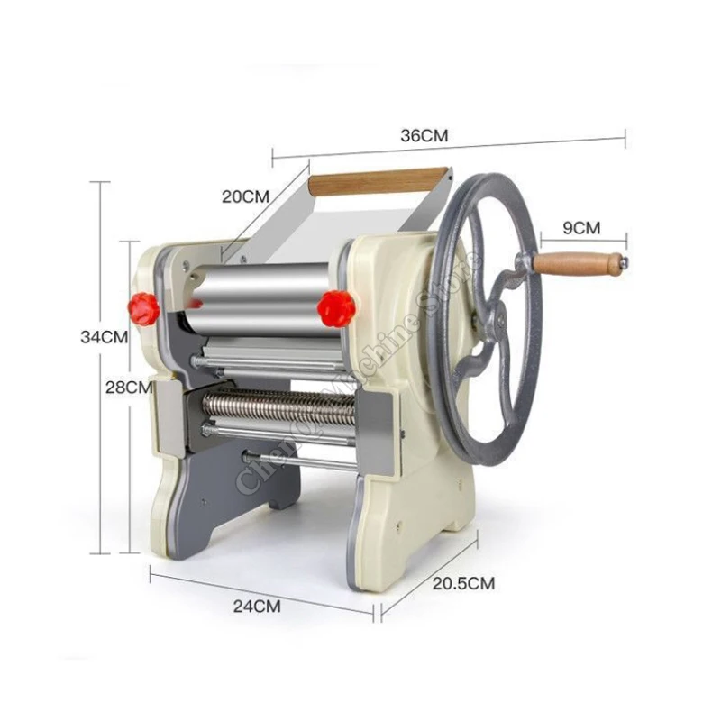 Rodillo de masa Manual de acero inoxidable, máquina para hacer Pasta, Dumpling, Wonton, colgador rodante de masa, máquina para hacer fideos