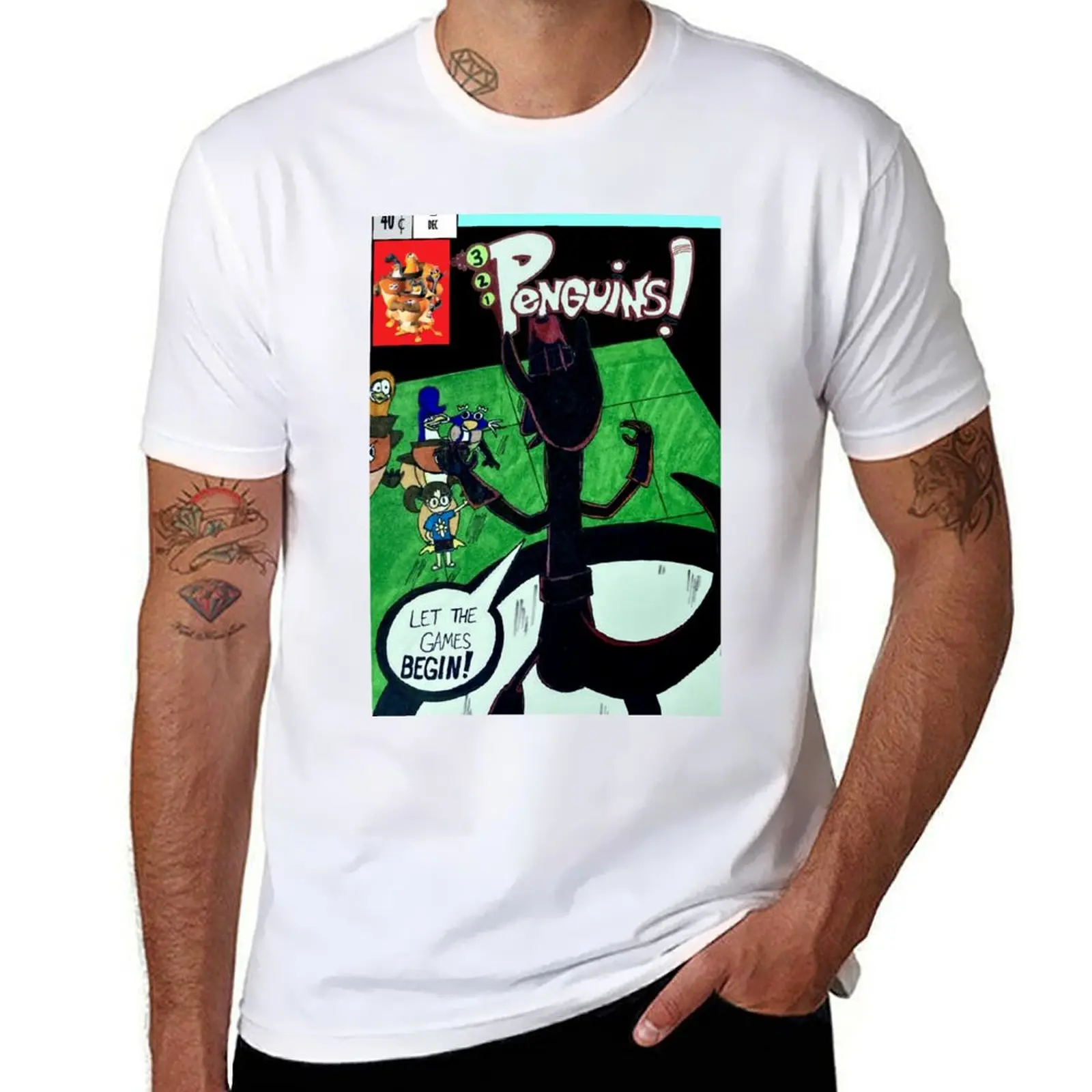 

3-2-1 Penguins! #2 T-Shirt t shirts with prints t shirts for man cotton T-Shirt