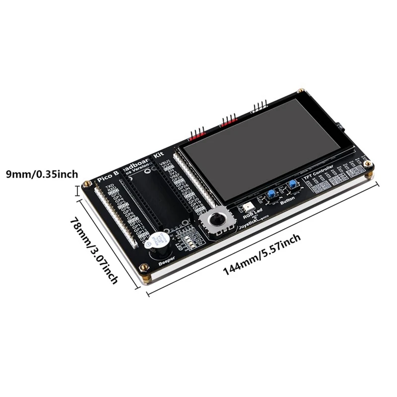 Imagem -06 - Gpio Módulo de Expansão para Raspberry pi Luz Rgb Peças Buzzer 3.5 Touch Screen