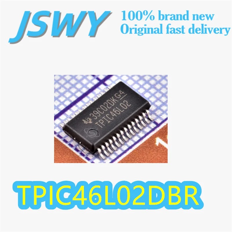 

(5/50 pieces) TPIC46L02DBR Original Silk-Screen TPIC46L02 28-SSOP Package 6-Channel Low-Side Gate Driver Electronic Stock