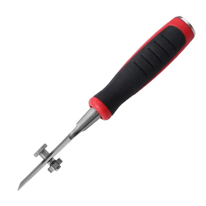 Imagem -05 - Cinzel de Encaixe com Rolha de Profundidade Faca de pá Batível para Carpintaria Limitador de Precisão Cinzel Plano para Escultura Artesanal de Madeira